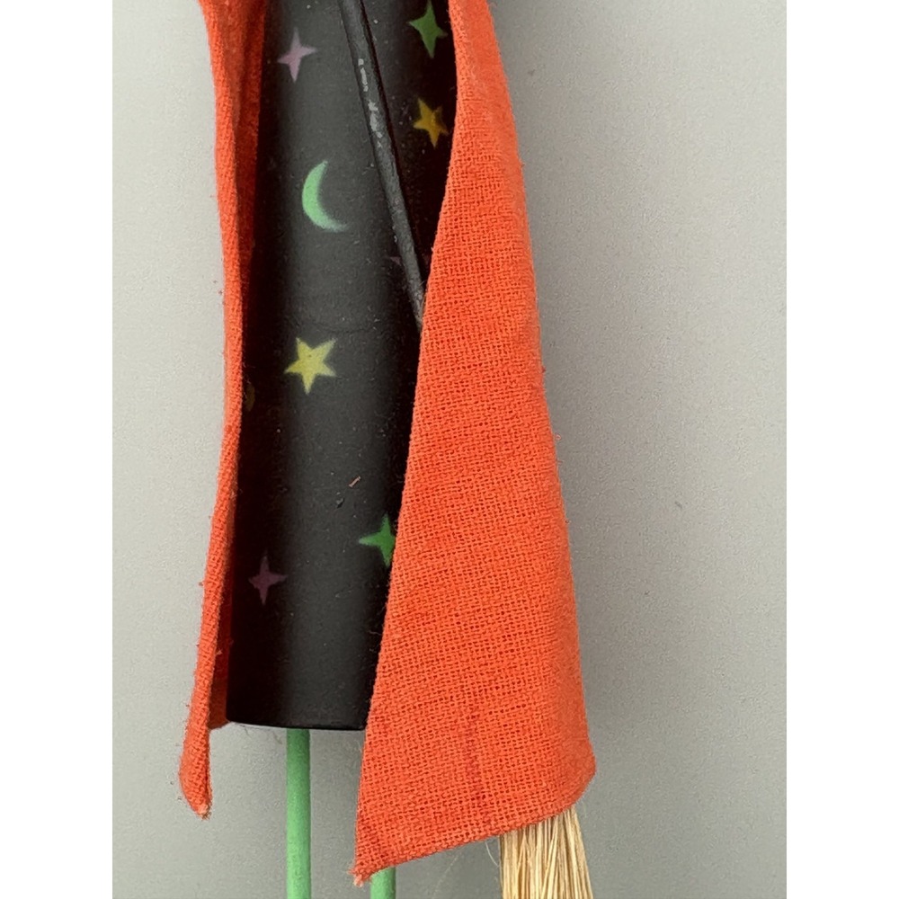 Vintage Witch Candle Stick Holder Halloween Handmade 11" RARE‎ Unique Decor - Picture 15 of 16